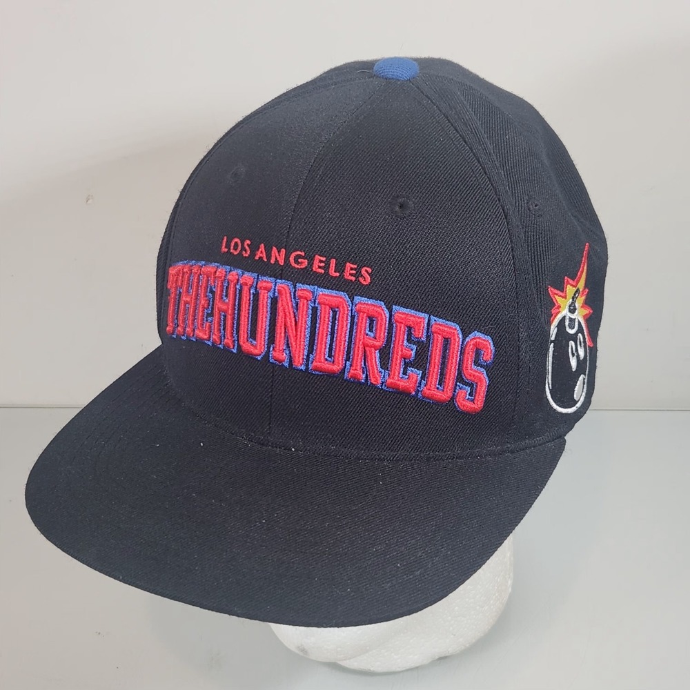 Los Angeles THE HUNDREDS Adjustable Snapback Hat Cap Adam Bomb HUGE